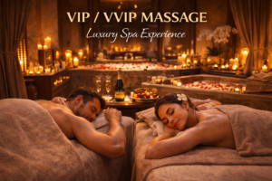 What Is VIP / VVIP Massage? A VIP or VVIP Massage usually refers to a premium spa experience that offers enhanced comfort, privacy, and personalized services compared to standard massage treatments. The focus is on luxury, exclusivity, and deeper relaxation, rather than just the massage itself.